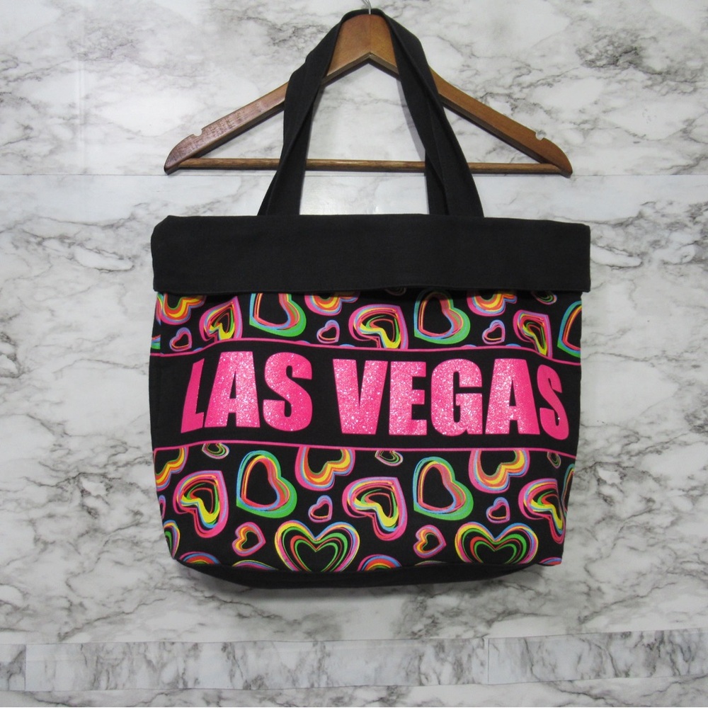 Las Vegas Heart Graphic Tote Bag